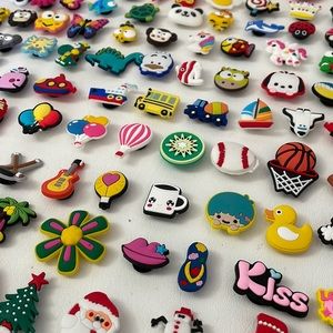 Charms for Crocs Shoes  Decoration 100pcs